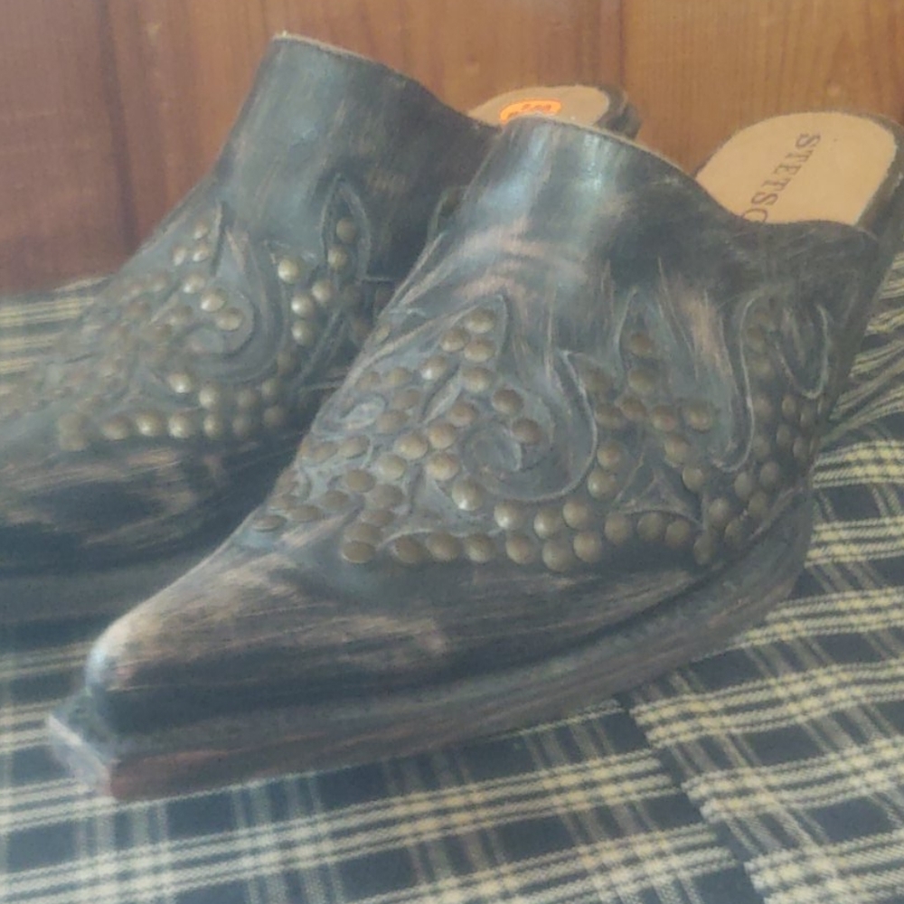 Stetson Mule Shoe Size 7.5B